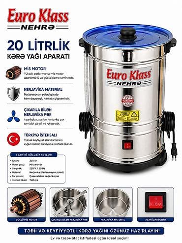 motorlar: 🛒 Euro Klass Nehrə – 20 Litrlik Kərə Yağı Aparatı ✔️ Güclü və — 1