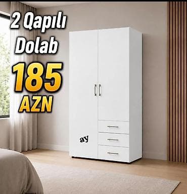 Yeni, 2 qapılı, Siyirməli, Ağ, Açılan, Düz dolab lalafo.az -da Yeni, 2 qapılı, Siyirməli, Ağ, Açılan, Düz dolab