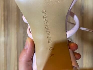 tekstil uşaq şəp şəpləri: Stradivarius, Ölçü: 38, rəng - Çəhrayı, İşlənmiş — 2