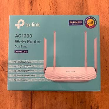 c50: Ev və ofislər üçün yüksək sürətli, tam orijinal və yeni TP-Link Wi‑Fi — 4