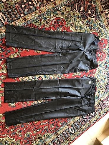 Костюмы: Qara klassik kişi şalvarları - Model: düz kəsim, ütü xətti ön hissədə — 2