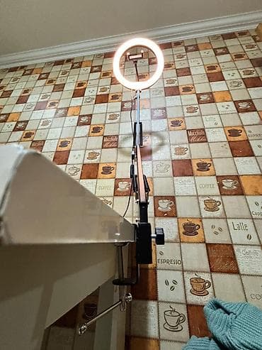 dubai iphone 14 pro: Masaüstü LED ring işıq dəsti - 26–30 sm diametrdə dairəvi LED işıq - — 1