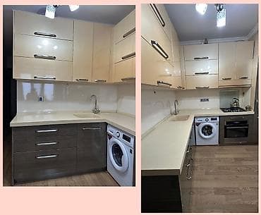 mətbəxt mebel: Mətbəx mebeli 470 ₼ Ölçüsü: 2x2metr Qapılar Membran-Türkiyə istehsalı — 1