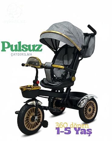 velosiped formalı uşaq arabası: Yeni Üç təkərli Uşaq velosipedi 12", Pulsuz çatdırılma, Ödənişli çatdırılma — 6