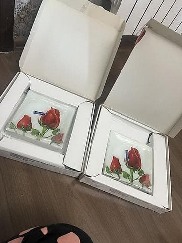 balaca tortlar: Nahar dəsti, rəng - Ağ, Şüşə — 1