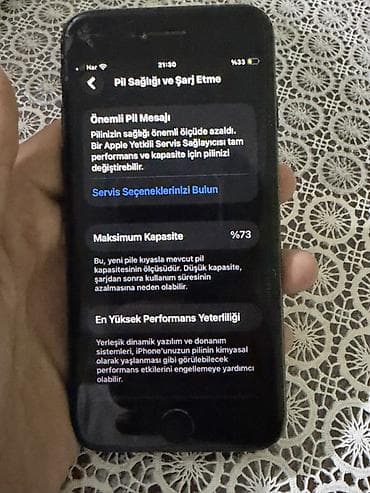 micro qulaq: IPhone 7, 32 GB, Qara, Qırıq — 1