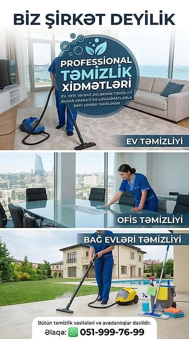 ev temizliği gunluk: Təmizlik | Mənzillər | Ümumi təmizlik — 1