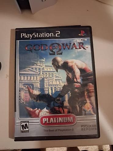pleşteşin: PlayStation 2 Slim + 1 ədəd orijinal pult +God of war disqi 2 yaddas — 2