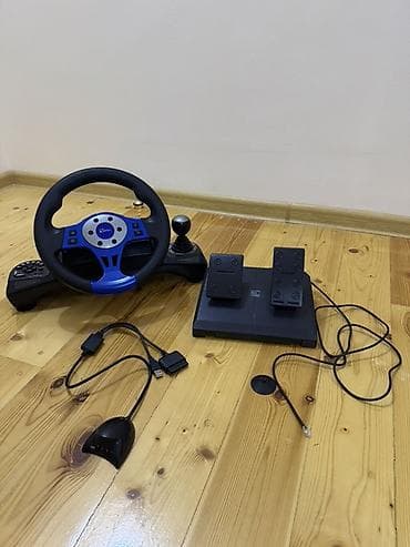 playstatio: ICORE iC-RWP3000 Racing Wheel – 3‑in‑1 sükan seti (PS2/PS3/PC) — 5