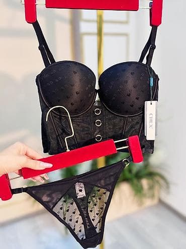 alt geyim: Qadın alt paltarı dəsti – CHLX brend - Dəst: büstqalter və string — 1