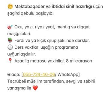 resm muellimi vakansiya 2020: Elaqe saxlaya bilersiz — 1