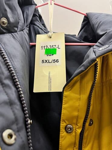 qış geyimi: Palto, 5XL, rəng - Qara — 4