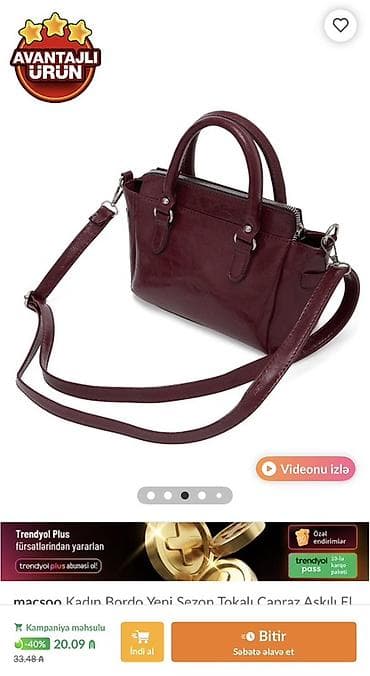 qırmızı makasin: 🆘🆘🆘cemi 1 defe taxilibdi, trendyoldan alinin Bordo rəngli qadın — 5