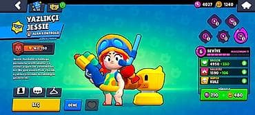 dim ingilis dili test toplusu 2025: Brawl Stars oyun hesabı – müxtəlif skinlər və inkişaf etdirilmiş — 5