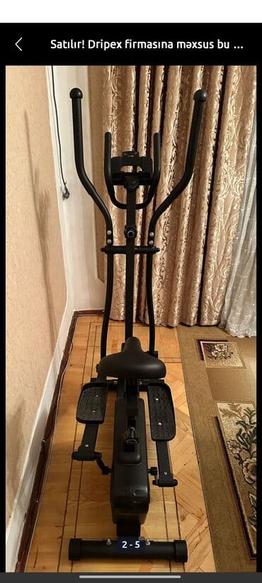Elliptik trenajorlar: Dripex firmasına məxsus bu elliptik trenajor evdə məşq etmək üçün
