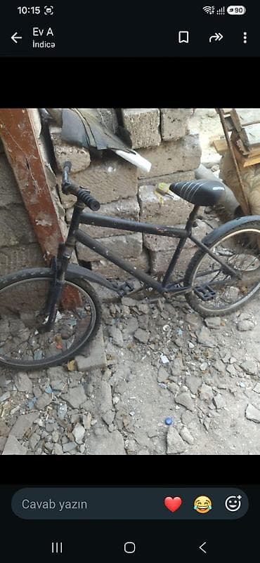 İşlənmiş Şəhər velosipedi 26", sürətlərin sayı: 1, Ünvandan götürmə — 4