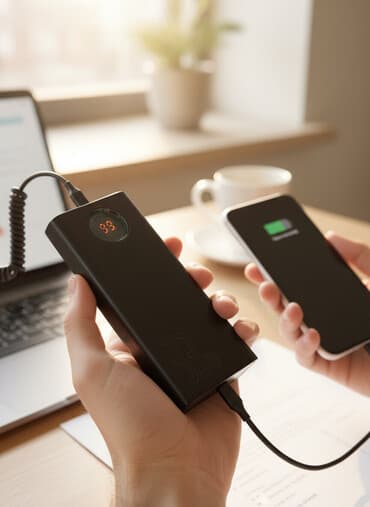 poverbank: Powerbank Baseus, 30000 mAh, İşlənmiş — 1
