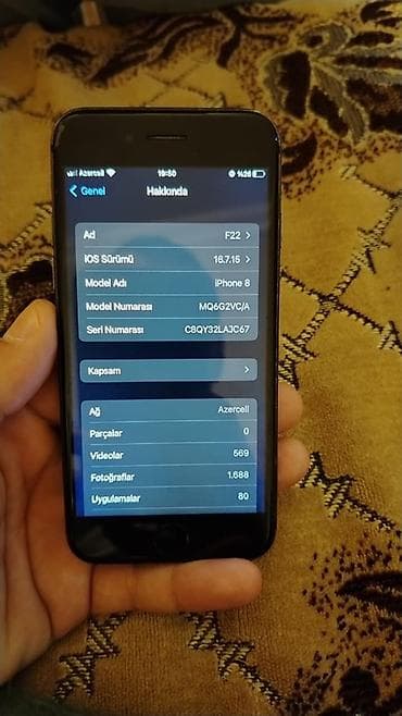 iphone 13 pro max irshad: IPhone 8, Space Gray, Barmaq izi — 4