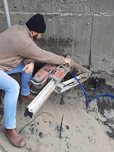 Beton divarlari ve yerleri sesiz kesmek ve sökmek hilti karotla sthile