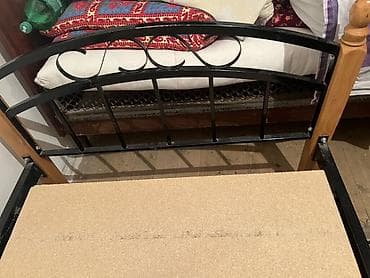 İşlənmiş, Təknəfərlik çarpayı, Bazasız, Matrassız, Siyirməsiz, Azərbaycan — 3