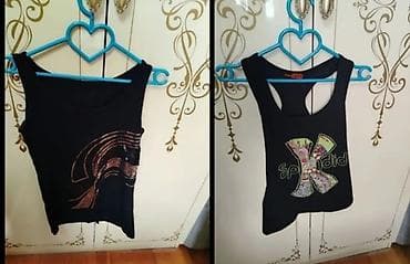 Qadın üçün qara rəngli idman maykası - Model: racerback (arxa hissəsi — 1
