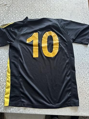 Nike T90 futbol köynəyi - Rəng: qara-sarı - Ön hissə: sağ döşdə Nike — 2