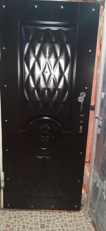 Polad giriş qapısı – ikiüzlü model - Material: möhkəm polad