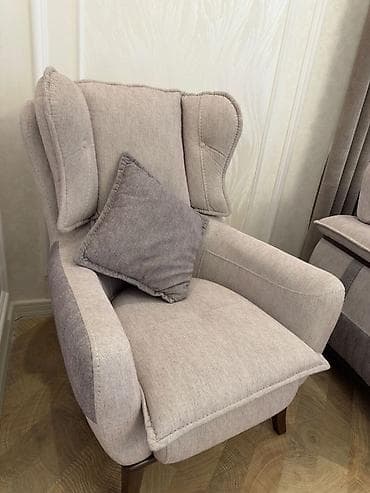 Divan və kreslo dəstləri: Klassik divan, 2 kreslo, Bazasız, Açılmayan — 2