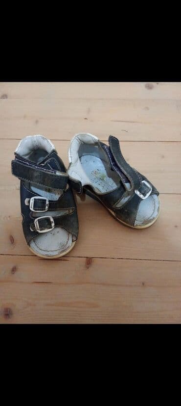 Uşaq sandalları - Model: açıq burunlu, ikili qayışlı sandal - Rəng