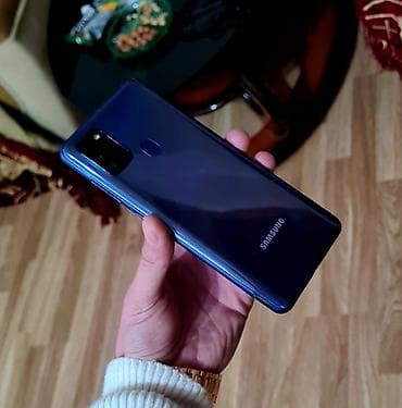 telefon redmi not 8: Samsung Galaxy A21S, 32 GB, rəng - Göy, Zəmanət, Sensor, Barmaq izi — 5