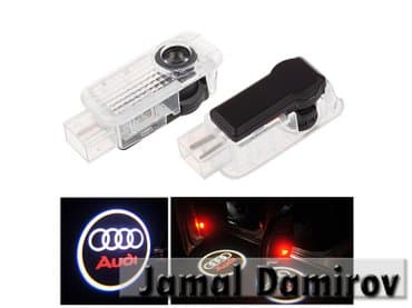 kolonkalar maşın: Audi üçün lazer loqotiplər. Cütün qiymətidir. лазерные логотипы для — 1