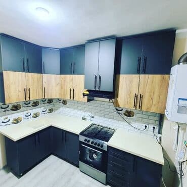 metbex mebelleri qiymetleri: Sifarişlə mətbəx dəsti, Özü çəkən petlələr, MDF, Kredit yoxdur, Pulsuz çatdırılma — 1