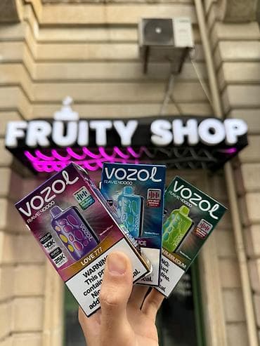 Müxtəlif növ brendlərin satışı mövcuddur. HQD, Vozol, Elfbar