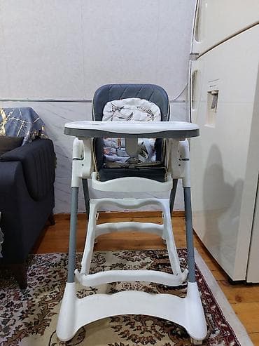 Nənnilər: Uşaq yemək kreslosu - Tənzimlənən hündürlük və arxalıq: arxalıq bir — 3