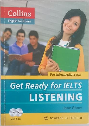 audio kaset: Məhsul: Collins “Get Ready for IELTS” – Pre-intermediate A2+ (English — 2