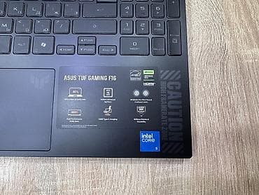 ASUS: İşlənmiş ASUS TUF Gaming, 16 ", Intel Core i5, 512 GB, Ünvandan götürmə, Ödənişli çatdırılma, Rayonlara çatdırılma — 6