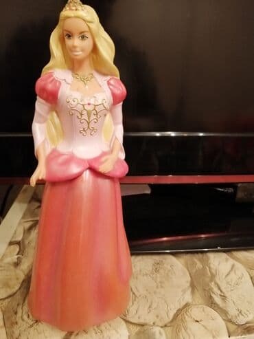 Plastik şahzadə fiquru Şanpun qabi - Klassik şahzadə obrazında oyuncağ