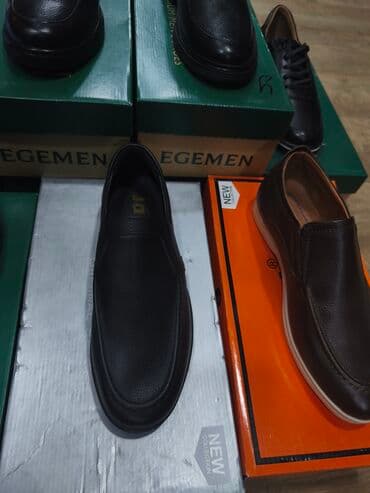 ayaqqabı кожание: Kişi ayaqqabıları – klassik və gündəlik modellər - Material: qara və — 16