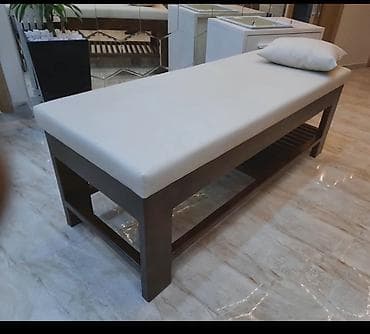 gəlincik çarpayısı: Masaj/dinlənmə çarpayısı - Material: möhkəm taxta karkas, tünd — 3