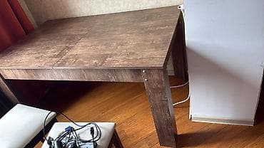 açilan stol: Qonaq masası, İşlənmiş, Açılan, MDF, Kvadrat masa — 2