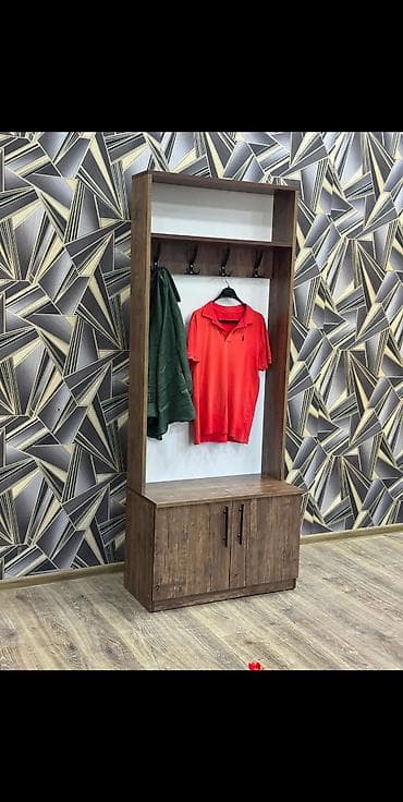 dolab ucuz: Dəhliz üçün paltar askısı və alt dolablı komod - Ölçü: 200 sm — 5