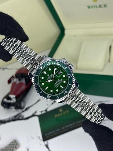 kardinal qolbaq: Qol saatı, Rolex, rəng - Qara — 9