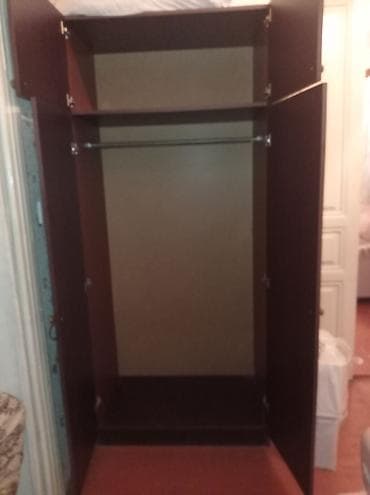 dolab islenmis: İşlənmiş, 4 qapılı, Qəhvəyi, Digər material, Açılan, Düz dolab — 2