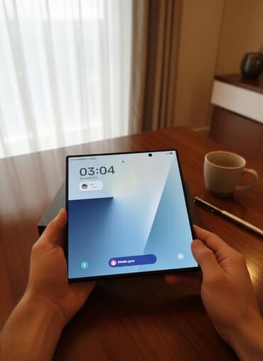 самсунг к9: Samsung Galaxy Z Fold7, 512 ГБ, цвет - Синий, Гарантия, Сенсорный, Отпечаток пальца — 1