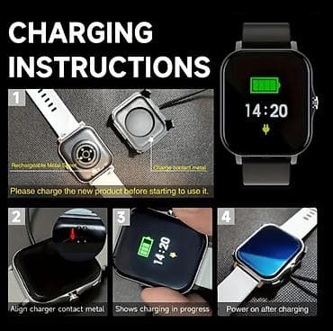 smartfon: Yeni, Smart saat, Smart, Sensor ekran, rəng - Qızılı — 2