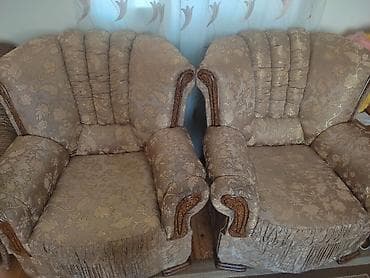 Divan və kreslo dəstləri: İşlənmiş, Klassik divan, Divan, Bazasız, Açılan — 2