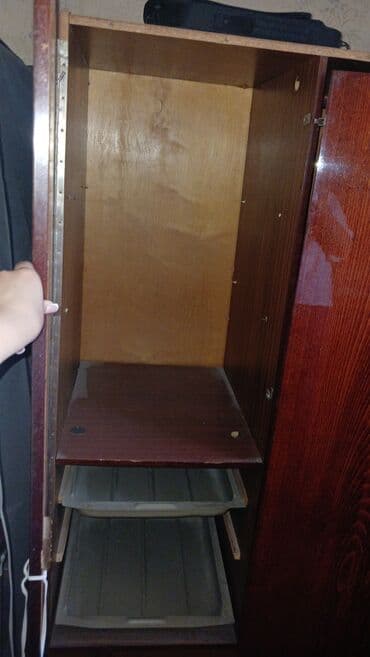 paltar dolabl: Açılan, 2 qapılı Düz dolab, Qarderob, paltar dolabı — 2