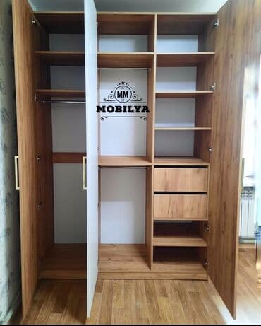 şfanerlərin qiyməti: Yeni, Açılan, 3 qapılı Düz dolab, Qarderob, paltar dolabı, Azərbaycan — 4