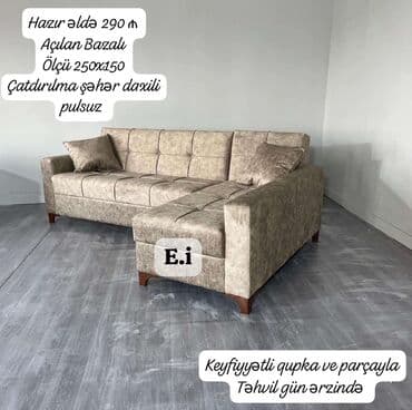 qubka: Künc divan, Yeni, Açılan, Bazalı, Pulsuz çatdırılma — 1