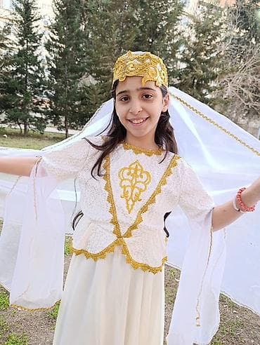 Uşaq ayaqqabıları: Əlaqə 050-781-41-78 Uşaq üçün milli rəqs kostyumu dəsti - Model: qız — 5